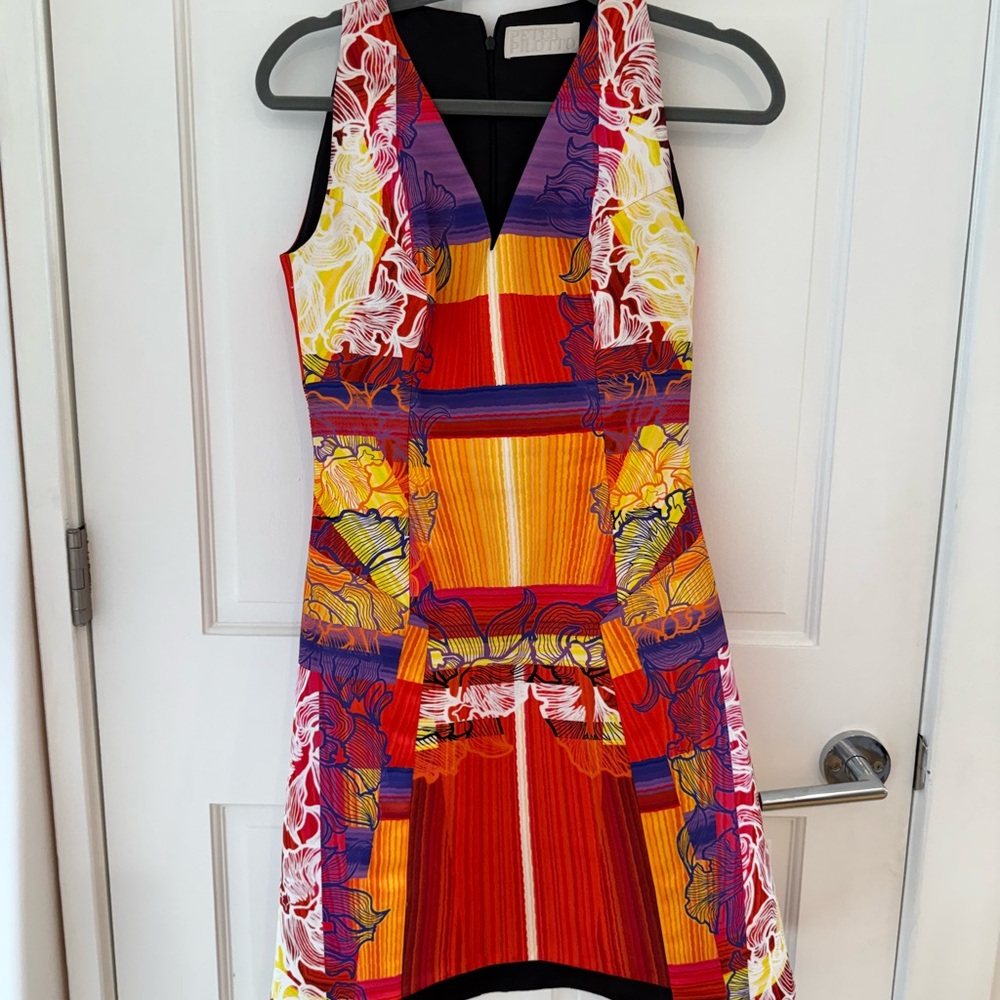 Peter Pilotto Vibrant Multicolor Mini Dress